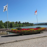 Pause déjeuner près du Rhin