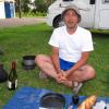 Dîner au camping de Cercy-la-Tour (Filipe)