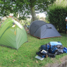 Tentes au camping de Digoin