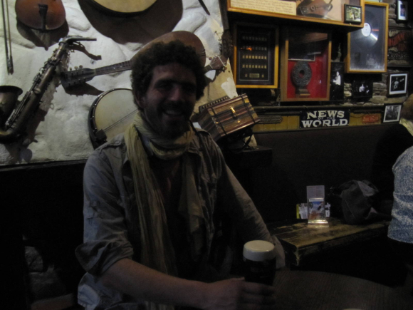 Notre première Guinness sur le sol Irlandais :-)