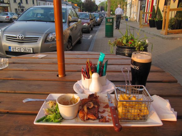 Un bon repas pour se remettre de cette journée!