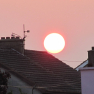 Coucher de soleil à Adare