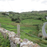En grimpant vers le camping de Clifden