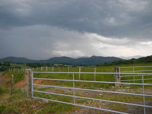 Des orages sur les Pyrénées