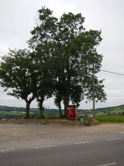 Distributeur de boisson perdu dans les champs