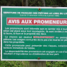 Avis aux promeneurs