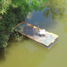 Chaise sur barque